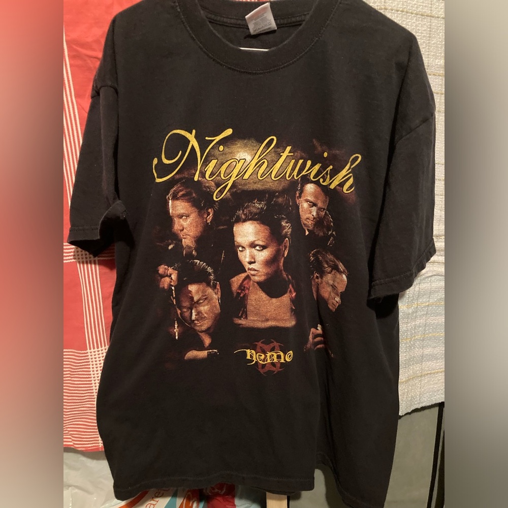 Nightwish Tarja Band Tour Shirt T-shirt Nemo Large 2004 Once Rare Lost Ones